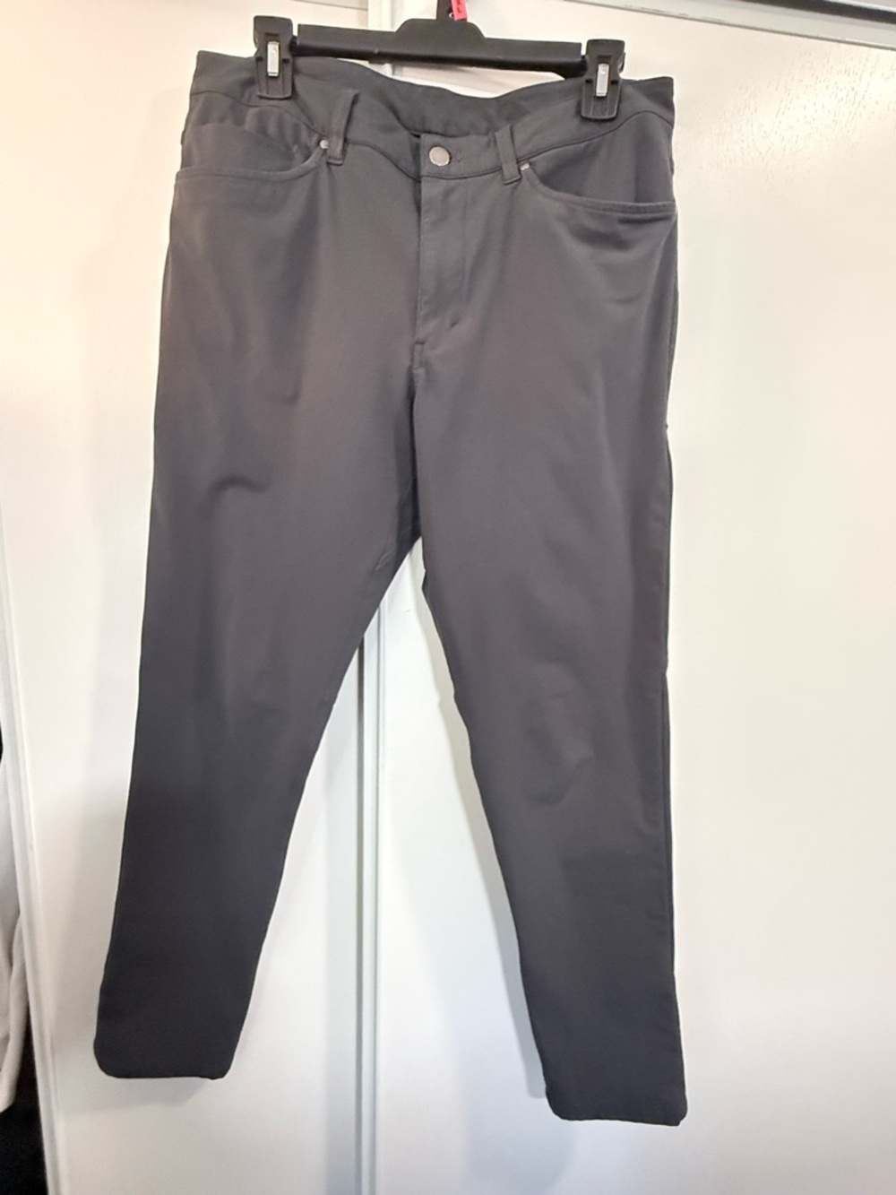 lululemon athletica Men's Slim Straight Pants in Charcoal Gray